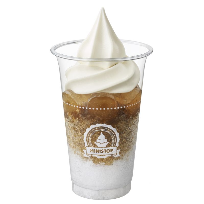 ハロハロ　ほうじ茶わらび