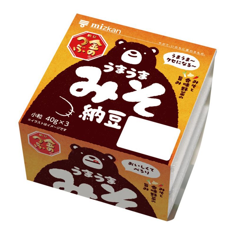 金のつぶ うまうまみそ納豆 3P