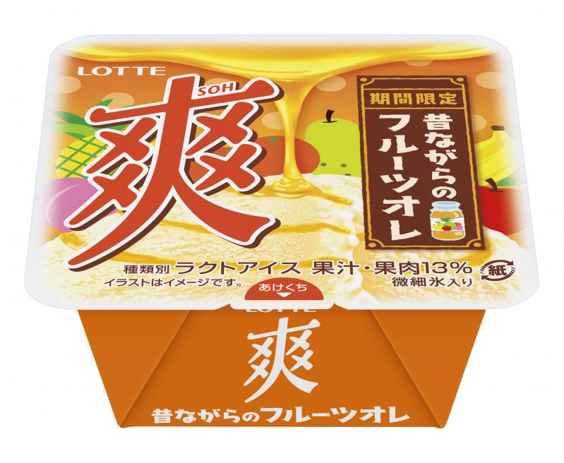 爽　昔ながらのフルーツオレ