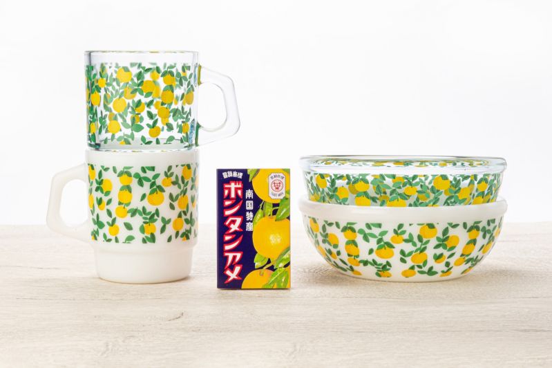 「ボンタンアメ®パターン」テーブルウェア