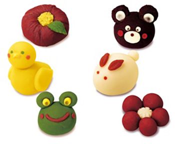 かわいい和菓子の素