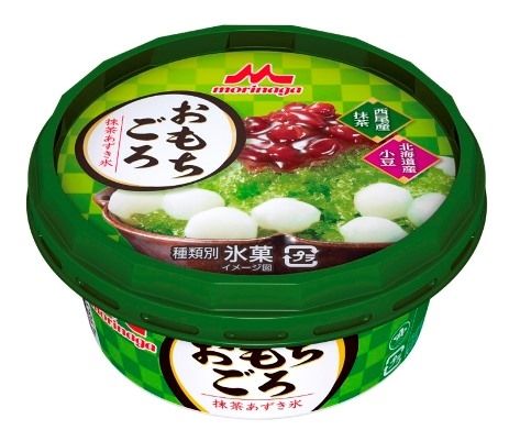 おもちごろ　抹茶あずき氷