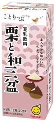 ことりっぷ豆乳飲料　栗と和三盆