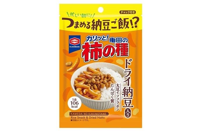 亀田の柿の種 ドライ納豆入り
