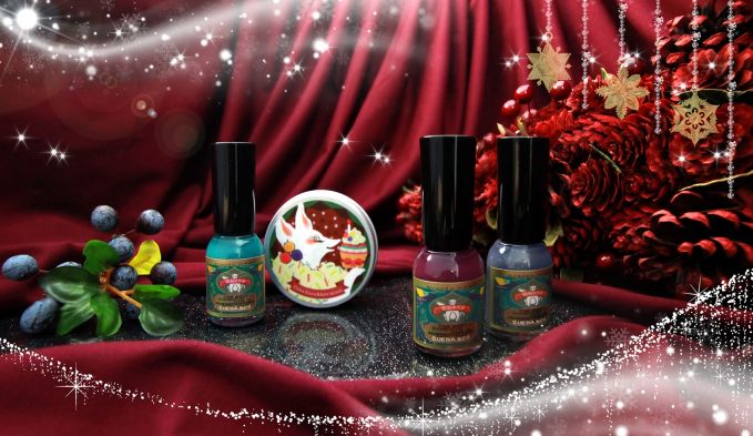 胡粉ネイルの２０１７年クリスマス限定セット