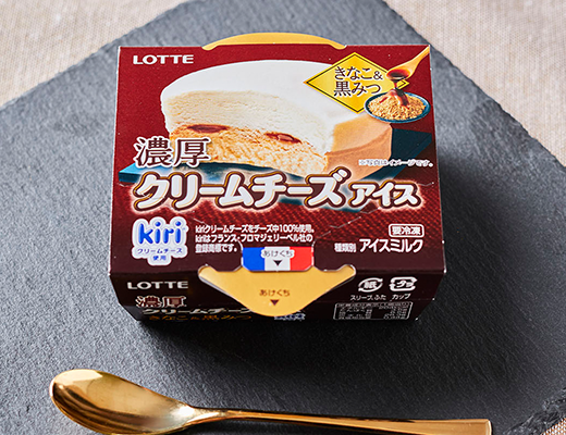 ロッテ 濃厚クリームチーズアイス きなこ黒みつ