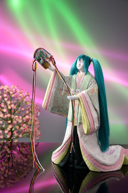 木目込み雛人形「初音ミク雛」