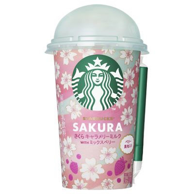 スターバックス® さくらキャラメリーミルク WITH ミックスベリー