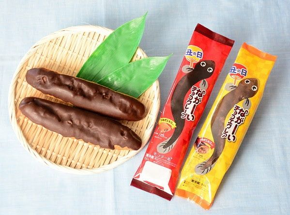 うなぎエキス入りのエクレアとクレープ