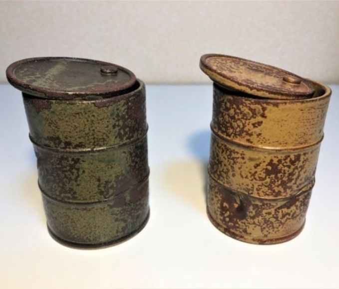 ドラム缶湯呑 鉄さび