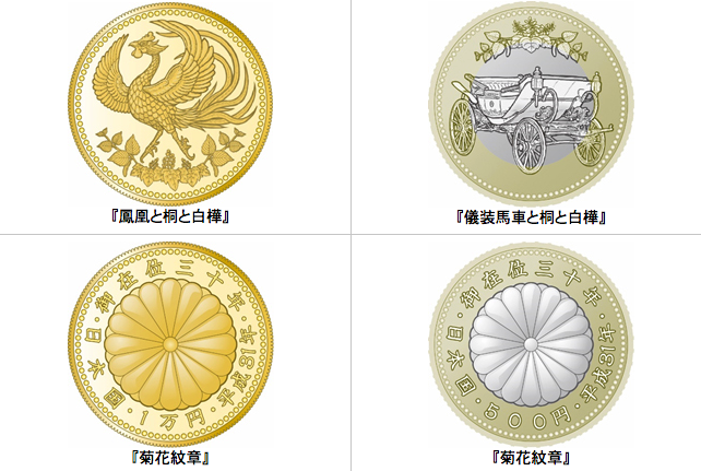 天皇陛下御在位３０年記念貨幣