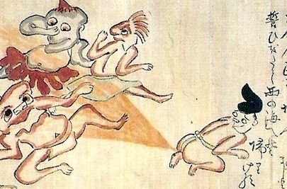 神農絵巻（神農化物退治絵巻）