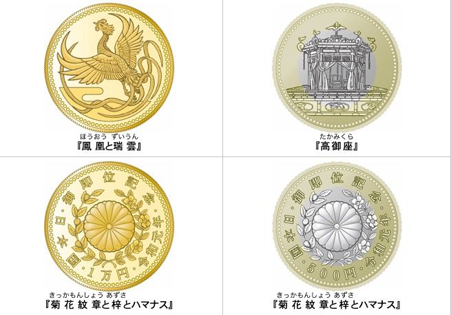 天皇陛下御即位記念貨幣