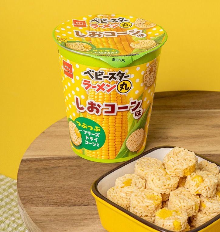 ベビースターラーメン丸（しおコーン味）