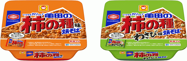 マルちゃん　亀田の柿の種味焼そば