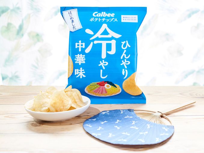 ポテトチップス ひんやり冷やし中華味