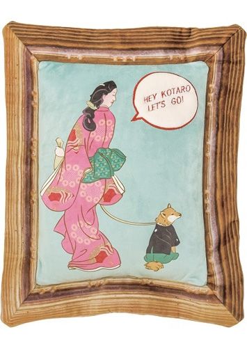 浮世絵の名画のようなアートクッション