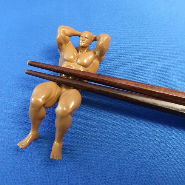 マッチョ箸置き