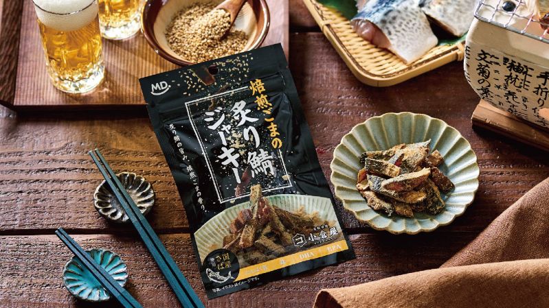 焙煎ごまの炙り鯖ジャーキー