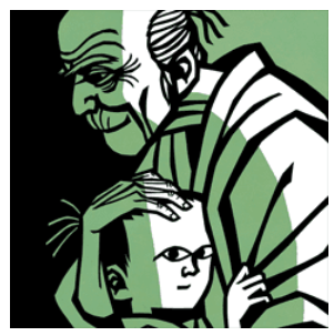 LINEスタンプ「滝平二郎の絵本」
