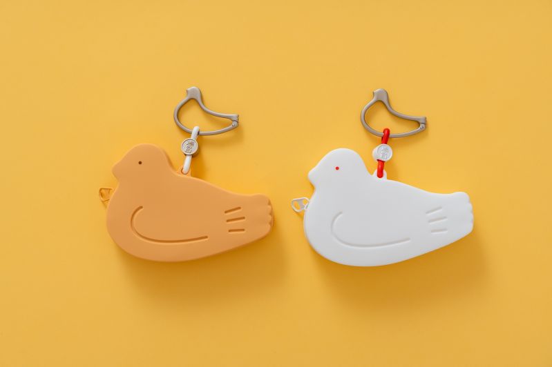 豊島屋 シリコンポーチ「はとっこ」