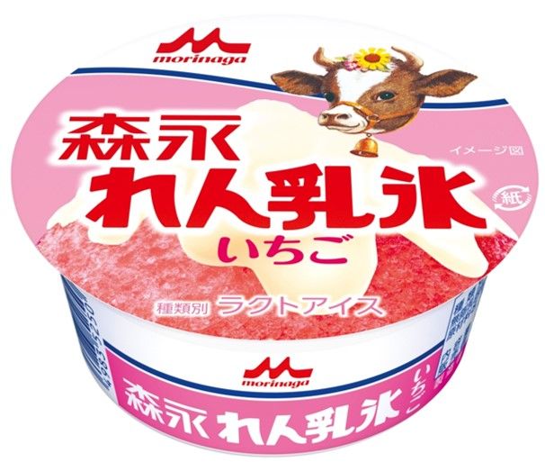 森永 れん乳氷　いちご