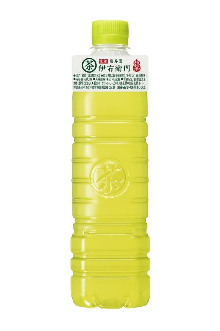 サントリー緑茶「伊右衛門ラベルレス（首掛式ラベル付）」