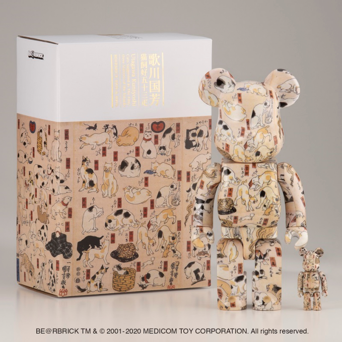 BE@RBRICK 歌川国芳「猫飼好五十三疋」