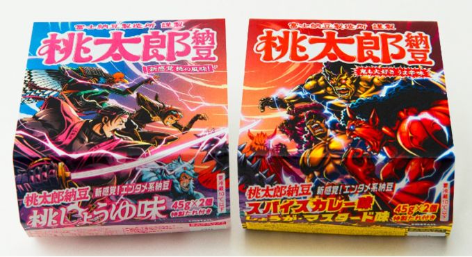 新感覚エンタメ系納豆『桃太郎納豆』