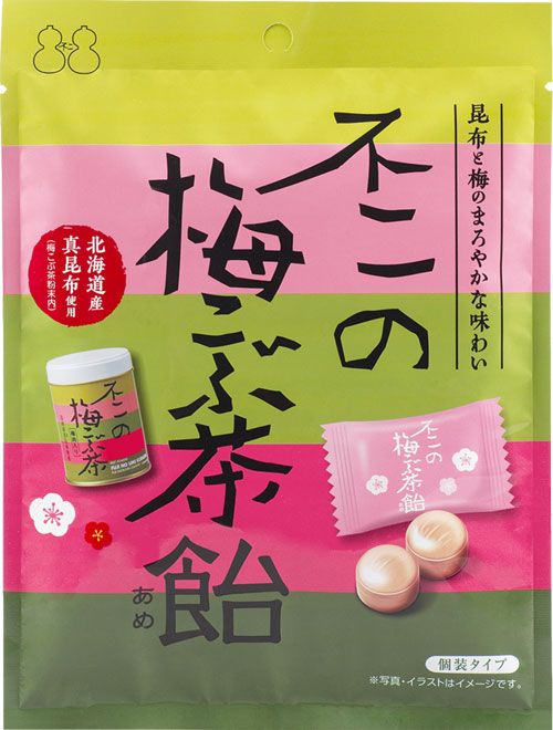 不二の梅こぶ茶飴