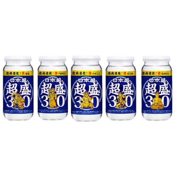 日本盛 超盛300mlカップ 疫病退散ラベル