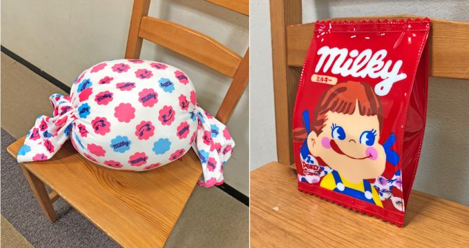 「ミルキー」ポーチ＆クッション