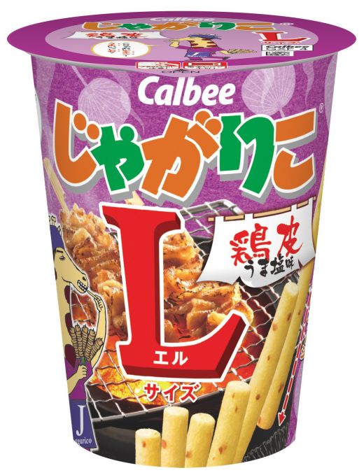じゃがりこ 鶏皮うま塩味Lサイズ