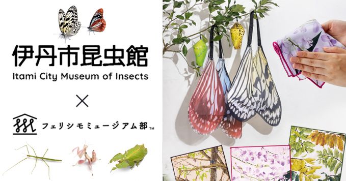 フェリシモミュージアム部×伊丹市昆虫館コラボアイテム