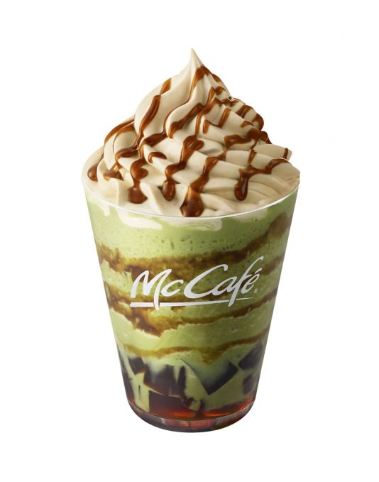 マクドナルド「黒蜜宇治抹茶フラッペ」