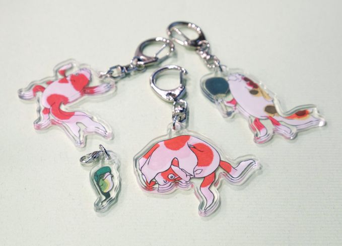 「金魚づくし」キーホルダー