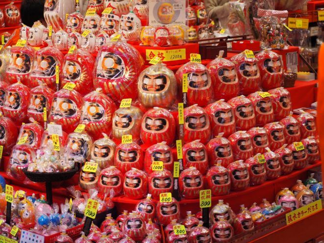 深大寺「元三大師大祭　だるま市」