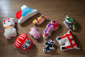 ジャパノラマ　クッション