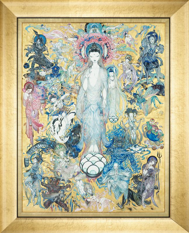 天野喜孝『法華経画』グッズ