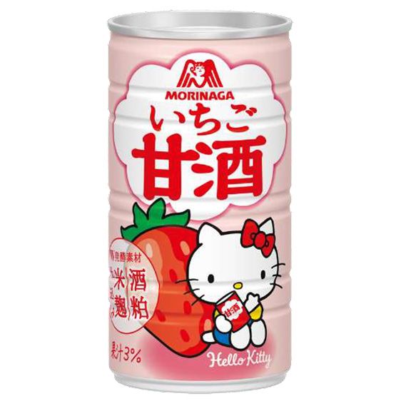 ハローキティデザイン「いちご甘酒」