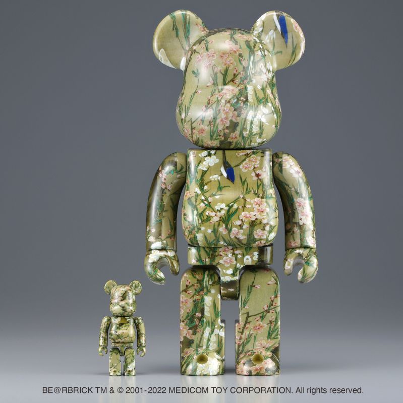BE@RBRICK「伊藤若冲 桃花小禽図」