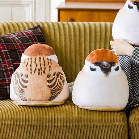 ふくらすずめのもっちりクッション
