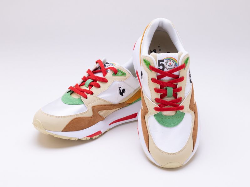『天下一品』×『le coq sportif』スニーカー