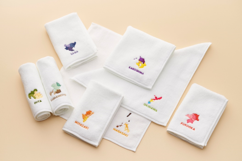 47都道府県のタオルハンカチ「47palette（ヨンナナ パレット）」