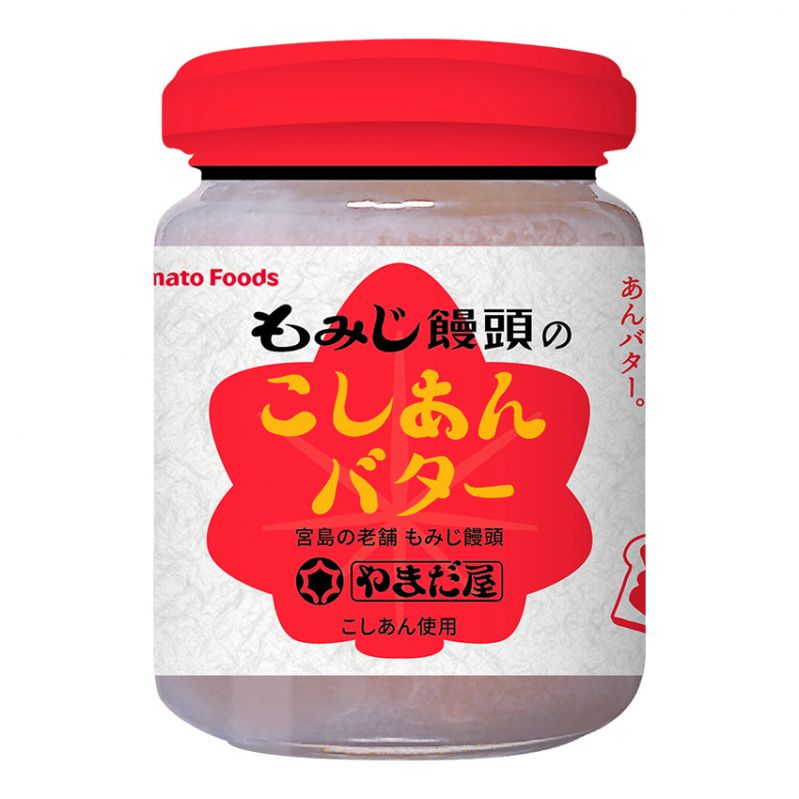 もみじ饅頭のこしあんバター