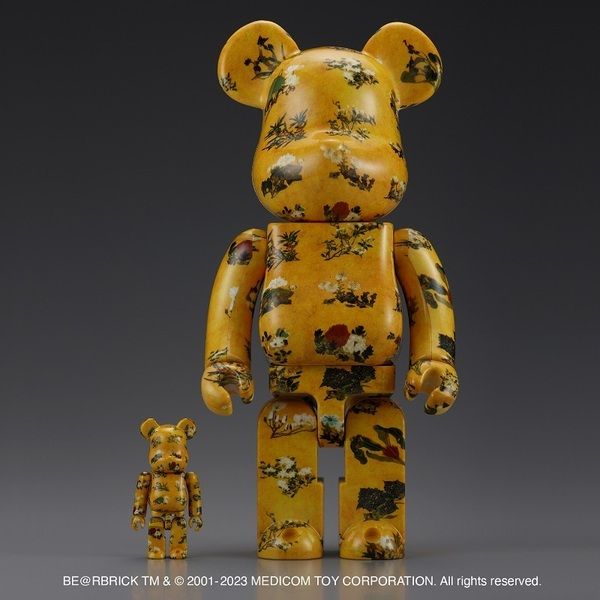 BE@RBRICK 伊藤若冲「百花図」 100% ＆ 400%